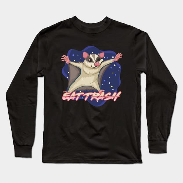 Eat Trash Long Sleeve T-Shirt by Olievera